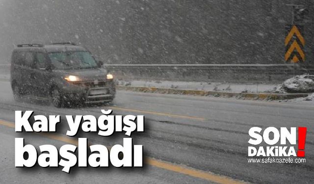 Meteoroloji günler öncesinden uyarmıştı; Kar yağışı yeniden başladı