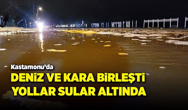 Kastamonu’da deniz ve kara birleşti!