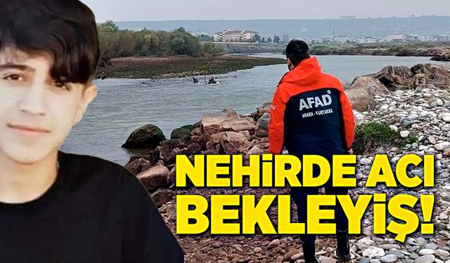 Nehirde kaybolan Mehmet Mehdi Demiralp’i arama çalışmaları sürüyor!