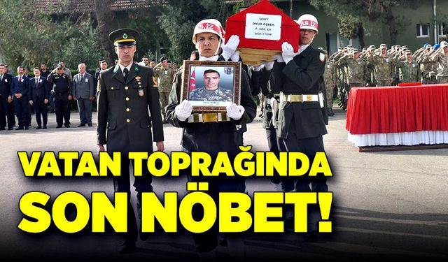 Zeytin Dalı'nda şehit düşen Piyade Onur Özbek, Niğde'ye hüzünle uğurlandı