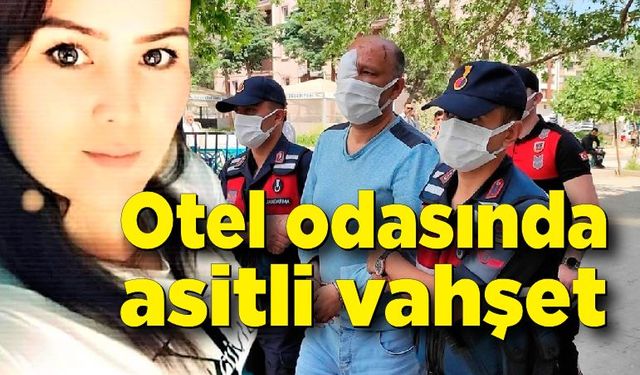 Otel odasında tartıştığı sevgilisinin üzerine asit döktü