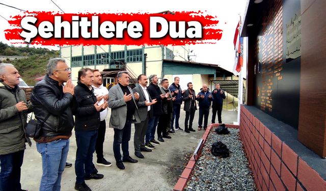 Şehitlere dua