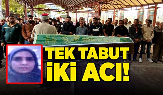 Feci kazada ölmüşlerdi! Anne ve bebeği aynı tabutta taşındı!