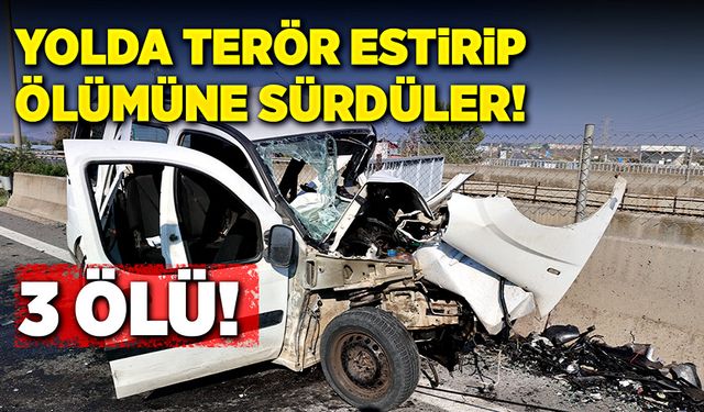 Ters yönde inat edip, ölüme sürdüler!