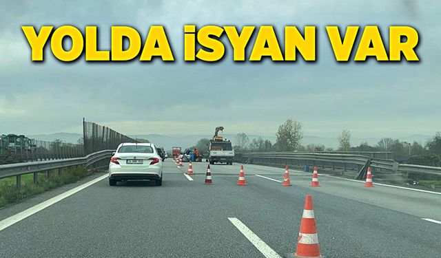 Anadolu Otoyolu'nda trafik tıkanıklığı!