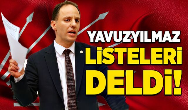 Deniz Yavuzyılmaz iki listeyi de deldi!