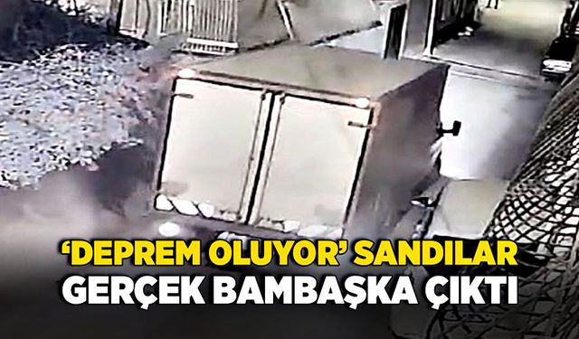 ‘Deprem oluyor’ sandılar Gerçek bambaşka çıktı