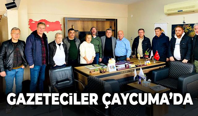 Gazeteciler Çaycuma’da