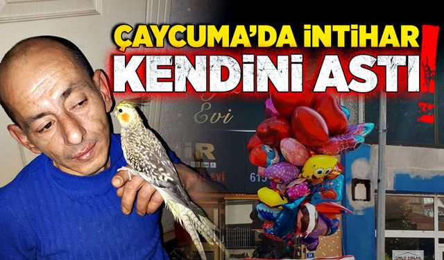 Çaycuma’da intihar! Kendini astı!