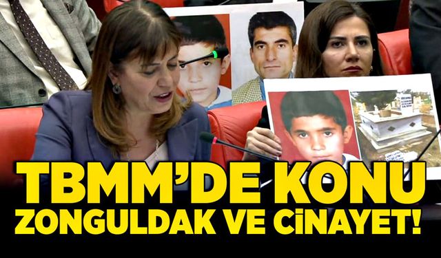 TBMM’de konu Zonguldak ve cinayet!