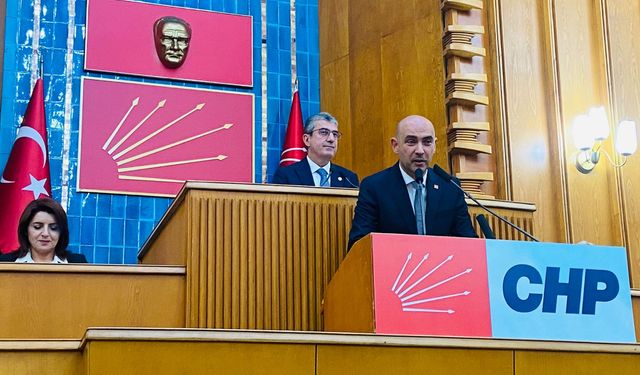 CHP İl Başkanı TBMM’de grup toplantısında söz aldı