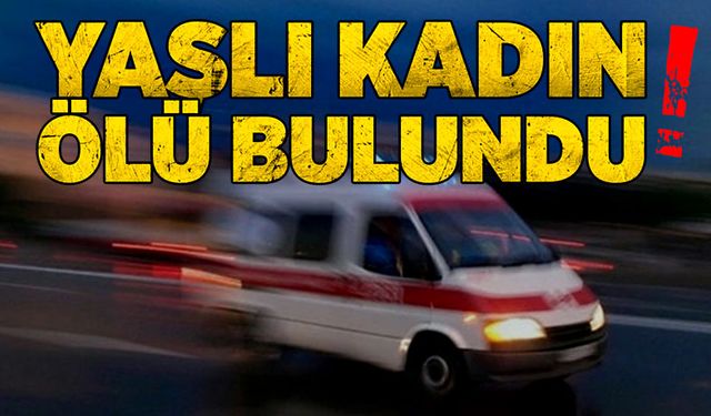 Haber alınamayan yaşlı kadın, ölü bulundu!