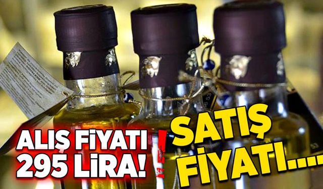 Alış fiyatı 295 lira olarak açıklandı.  Satış fiyatını düşünmek bile insanı ürkütüyor