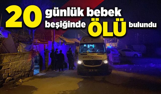 20 günlük bebek beşiğinde ölü bulundu!