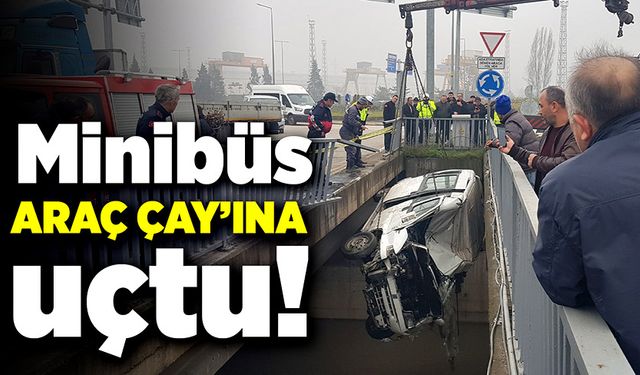 Minibüs Araç Çayı'na uçtu!