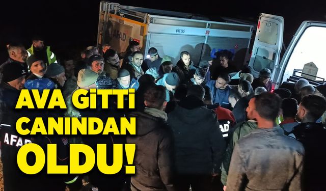 Ava gitti, canından oldu!