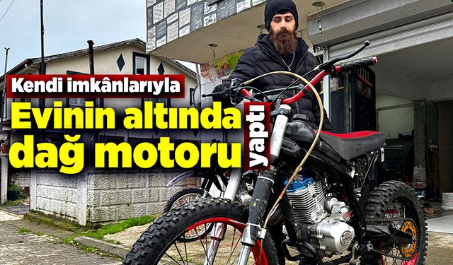 Evinin altında birçok motordan daha güçlü motor yaptı!