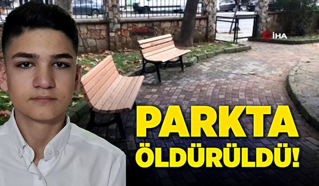 Parkta otururken, silahlı saldırıya uğradı!