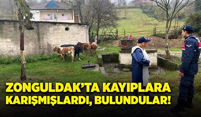 Zonguldak'ta kayıplara karışmışlardı, bulundular!