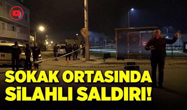 Sokak ortasında silahlı saldırı! 1 ölü!