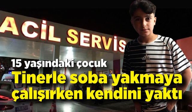 Tinerle soba yakarken canından oldu