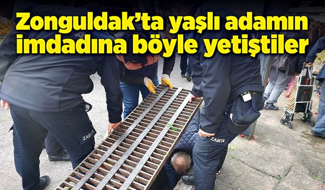 Zonguldak'ta yaşlı adamın imdadına böyle yetiştiler