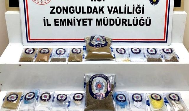 Zonguldak'ta şüpheli şahsın üzerinde, 746 gram uyuşturucu bulundu!