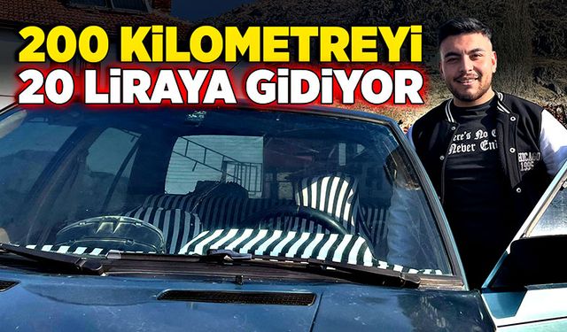 20 liraya 200 kilometre gidiyor!