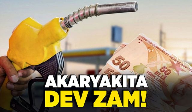 Akaryakıta dev yeni yıl zammı!