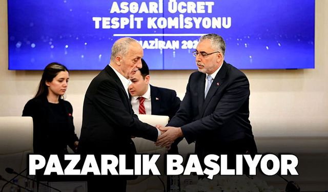 Pazarlık başlıyor