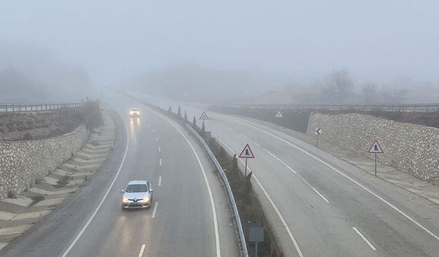 Kastamonu’da yoğun sis etkili oluyor