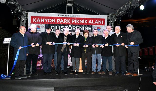 Kanyon Park Piknik Alanı vatandaşların hizmetine açıldı