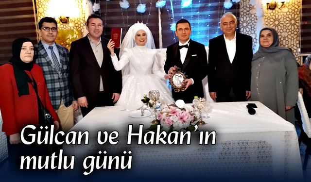 Gülcan ve Hakan’ın mutlu günü