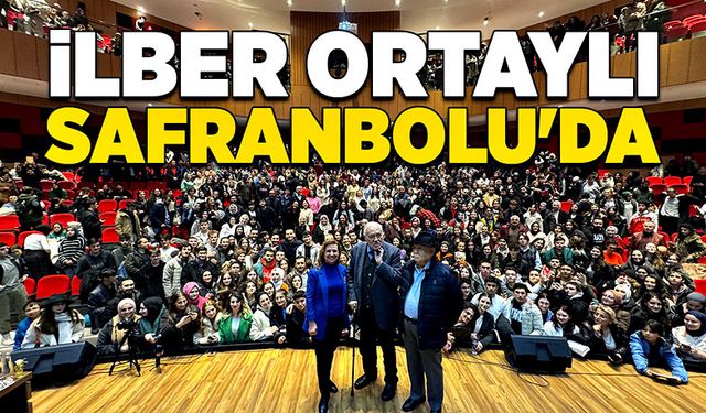 Safranbolu'da İlber Ortaylı izdihamı