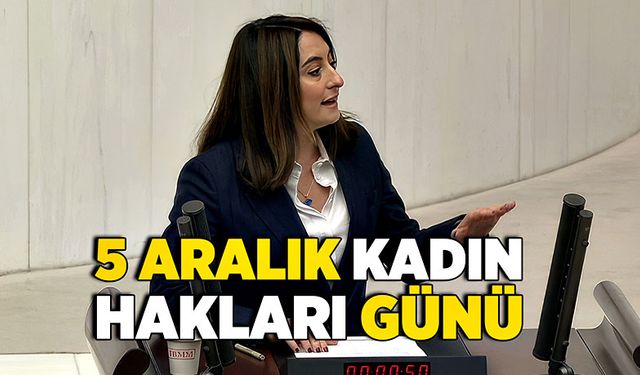 5 Aralık Kadın Hakları Günü