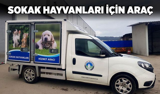 Sokak hayvanları için araç