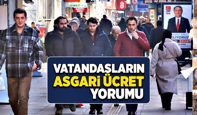 Vatandaşın asgari ücret yorumu