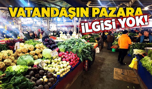 Vatandaşın pazara ilgisi yok!