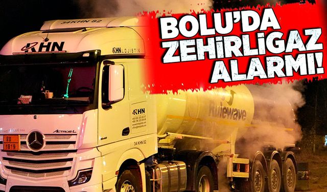 Bolu’da zehirli gaz alarmı!