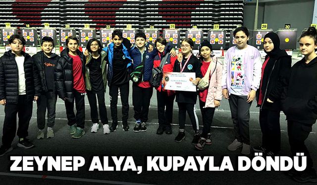 Zeynep Alya, kupayla döndü