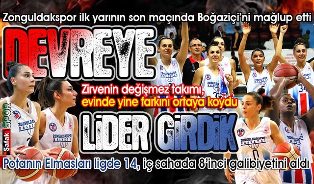 Lider Zonguldakspor fark attı... Liderlik bizden sorulur:76-39