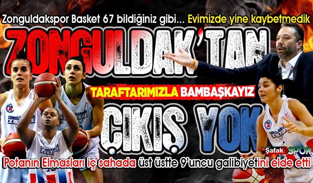 Zonguldakspor fırtınası dinmiyor... Potaya plakayı yazdık: 67-62