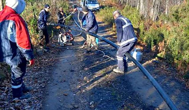 Hayat Mahallesinde su hatları yenileniyor