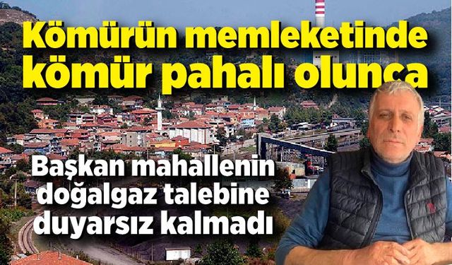 Kömürün memleketinde kömür pahalı olunca vatandaş doğalgaz istedi