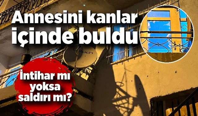 Annesini tabancayla vurulmuş halde buldu