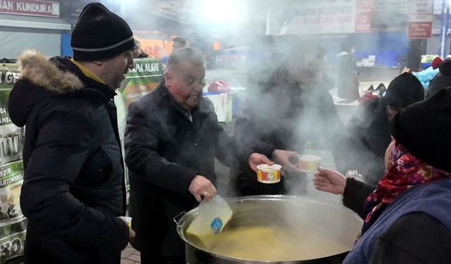 Bartın pazar yerinde sıcak karşılama