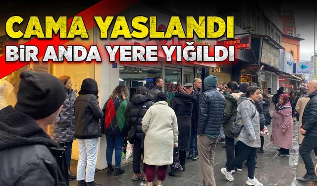 Cama yaslandı, bir anda yere yığıldı!