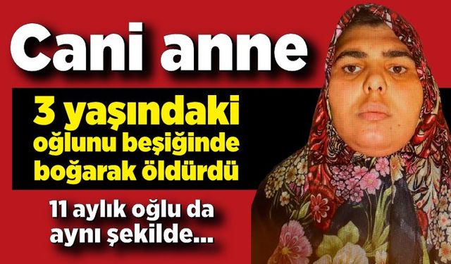 3 yaşındaki oğlunu beşiğinde boğarak öldürdü