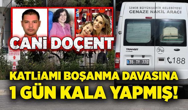 Katliamı yapan Doçentin bugün boşanma davası varmış!