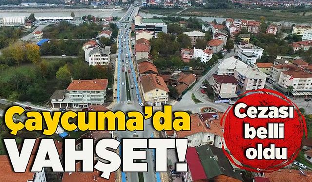 Çaycuma’da vahşet: Cezası belli oldu